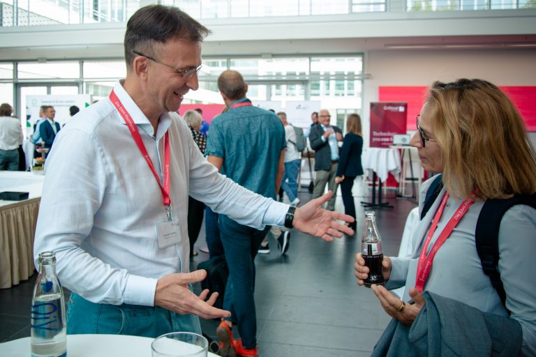 Networking with fresh coffee and cake - Lean Leader Summit 2024